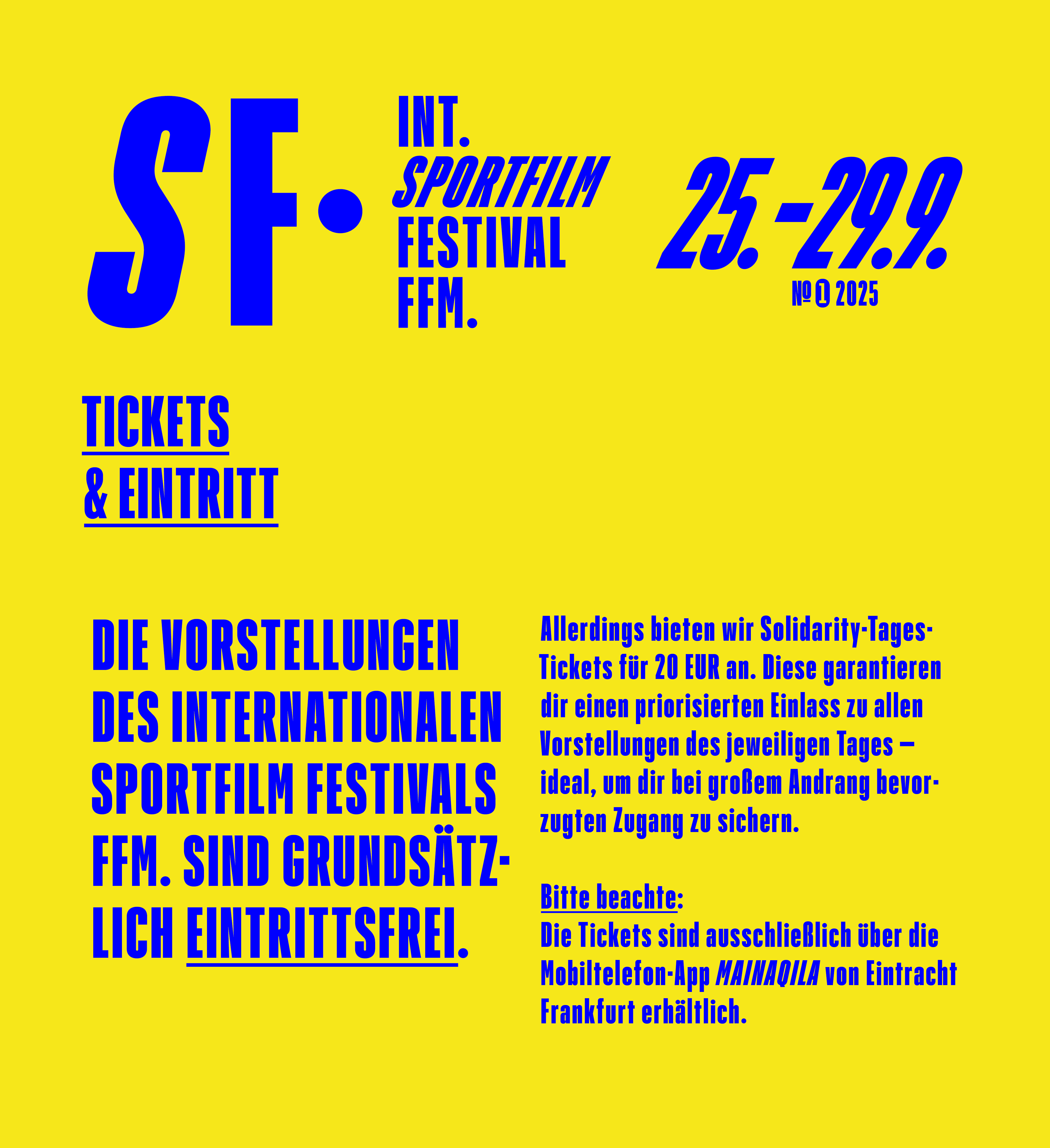 Programmkachel Opening